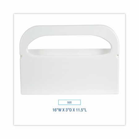 Boardwalk Wall-Mount Toilet Seat Cover Dispenser, Plastic, White, PK2 BWKKD100